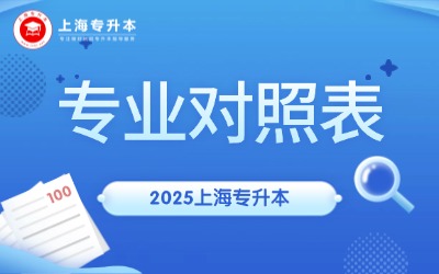 上外賢達學院專升本專業對照表